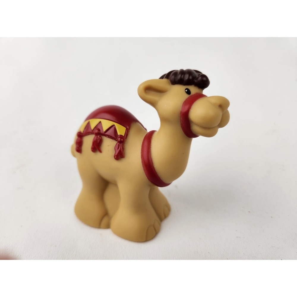 Christmas Nativity Camel Red‎ Saddle Fisher Price Little People For Wiseman Zoo